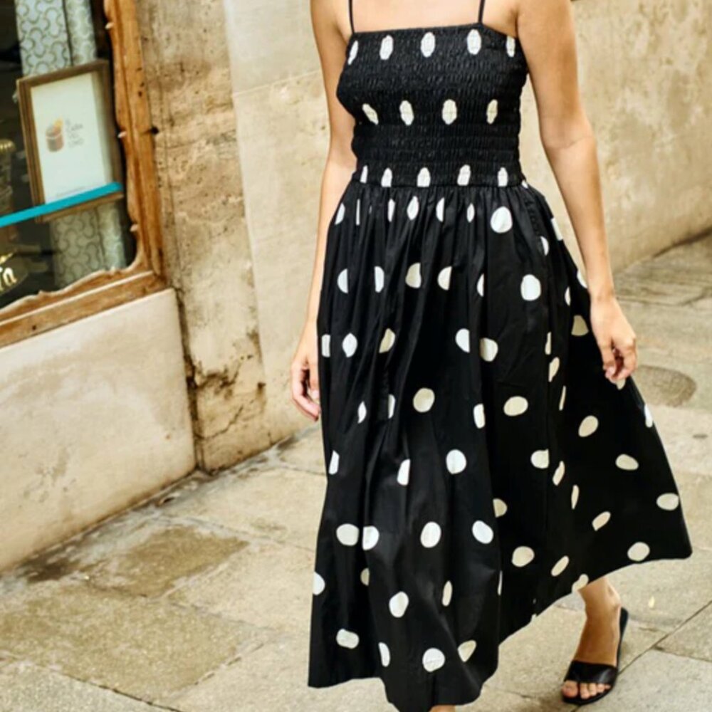 Ciao Lucia Polka Dot Mael Dress